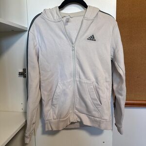 Adidas Classic White Hoodie with Logo